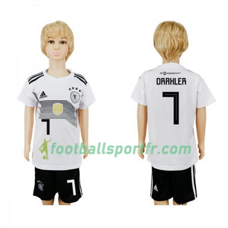 Tenue Allemagne Draxler 7 Enfant Domicile Coupe du monde 2018 Maillot de Foot